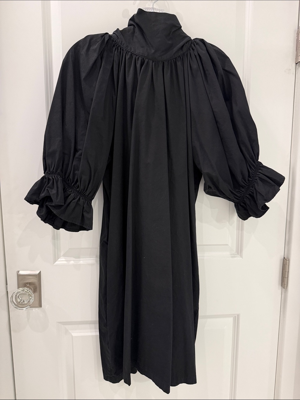 Wyatt Wylde Black Adrian Reversible Oversized Mini Dress